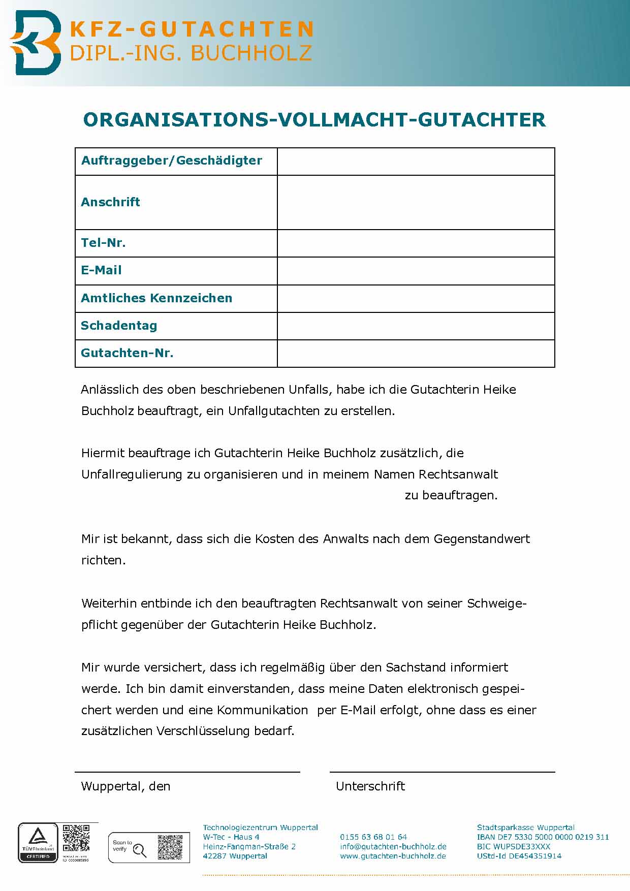 Organisationsvollmacht
